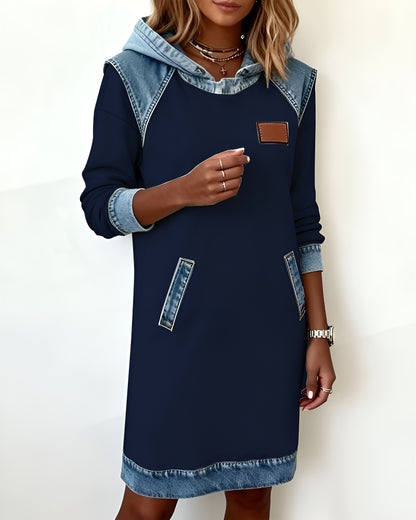 Robe Amélia™ | Élégance Contrastée