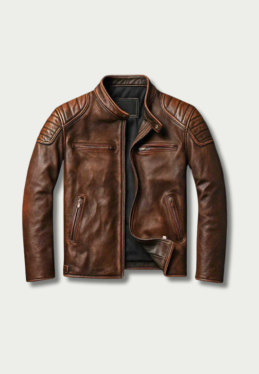 Veste Matteo™ | Cuir Premium & Esprit Vintage