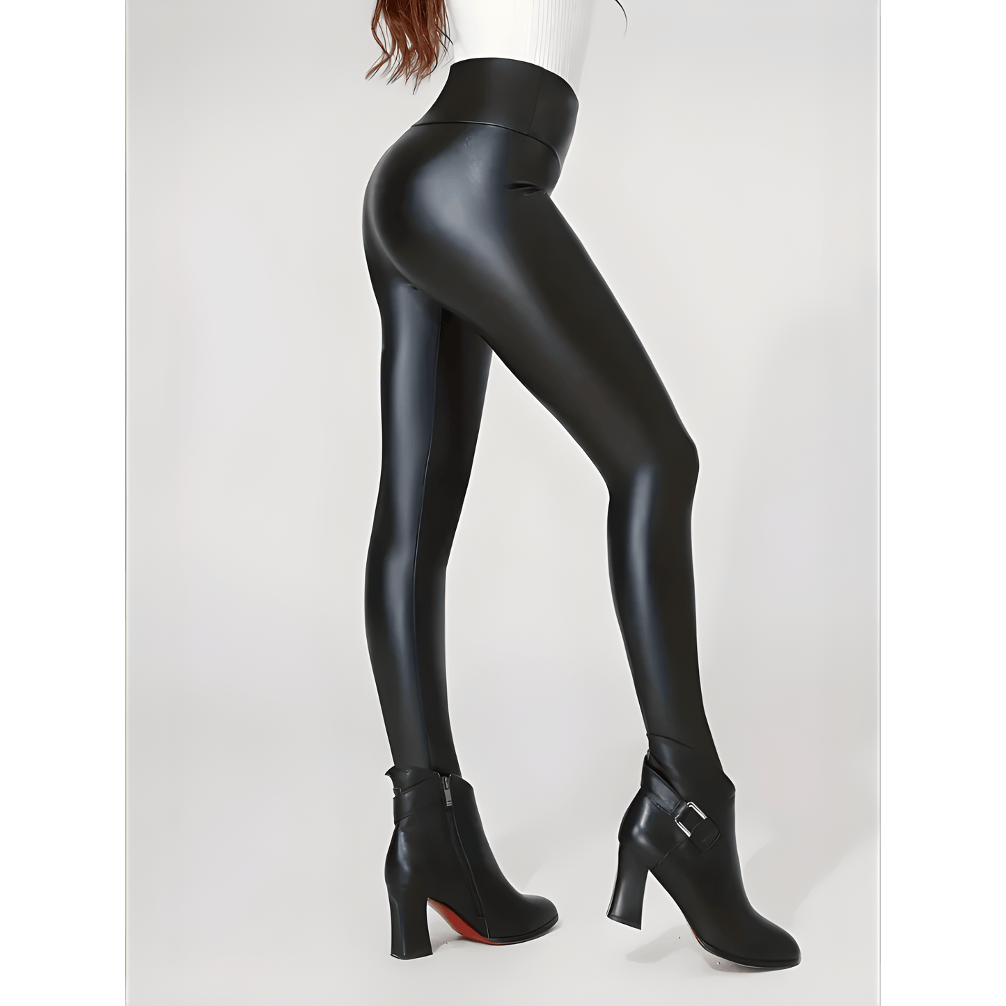 Legging Léa™ | Taille Haute Effet Cuir